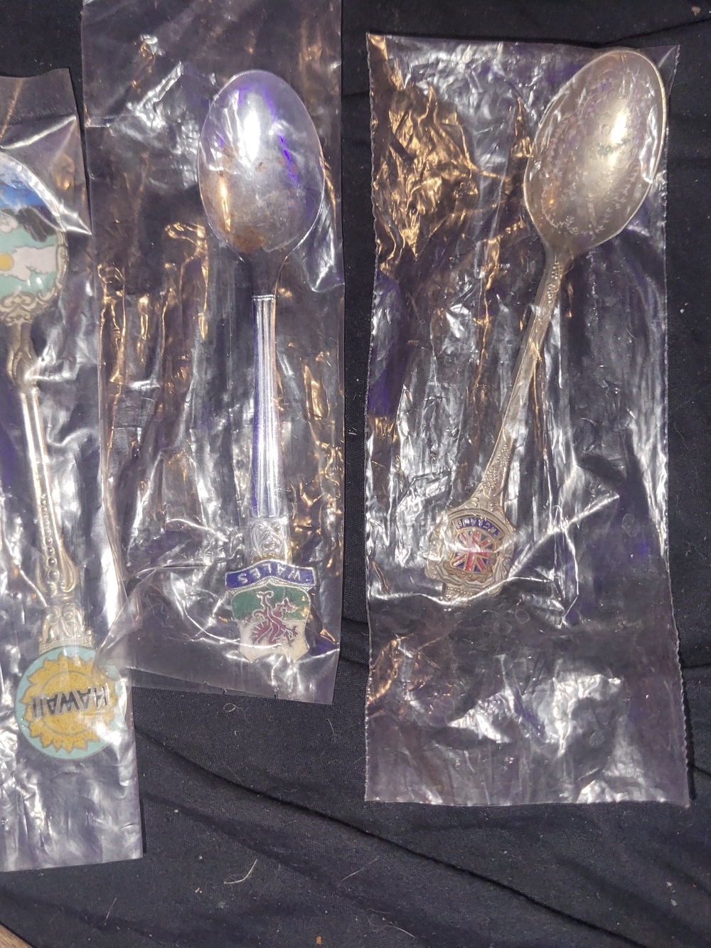 Silver Collectible Souvenir Spoons - Decorative Home Dining Accent